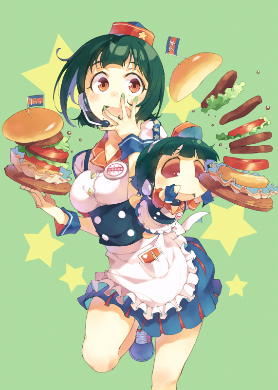 otonashi kotori and piyopiyo (idolmaster and 1 more) drawn by t-okada