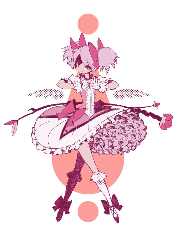 kaname madoka (mahou shoujo madoka magica) drawn by sigumado66