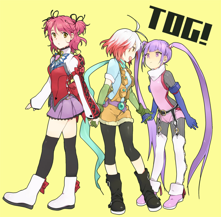sophie, cheria barnes, and pascal (tales of and 1 more) drawn by maruishi
