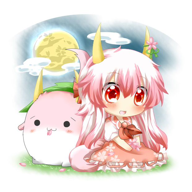 kamishirasawa keine and ex-keine (touhou) drawn by rebecca_(keinelove)