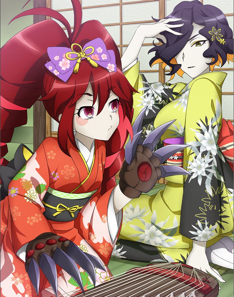 micha jawkan and leiur darahim (senki zesshou symphogear and 1 more)