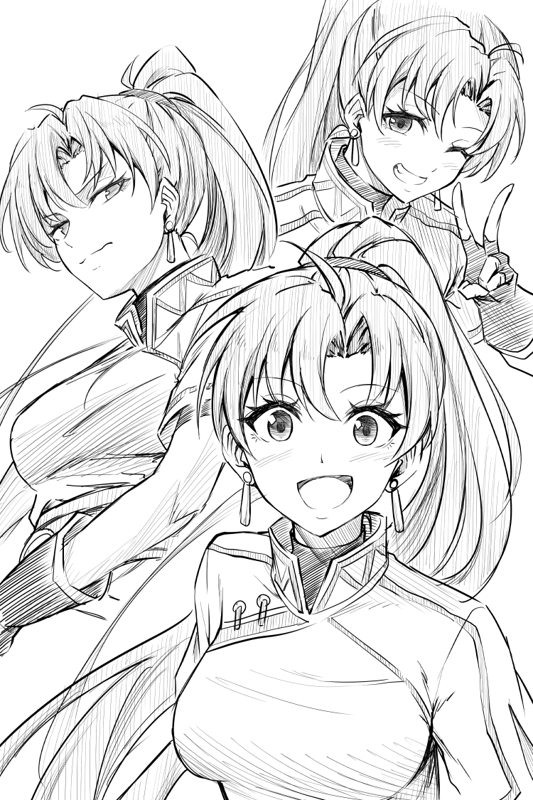 lyn (fire emblem and 2 more) drawn by ten_(tenchan_man)