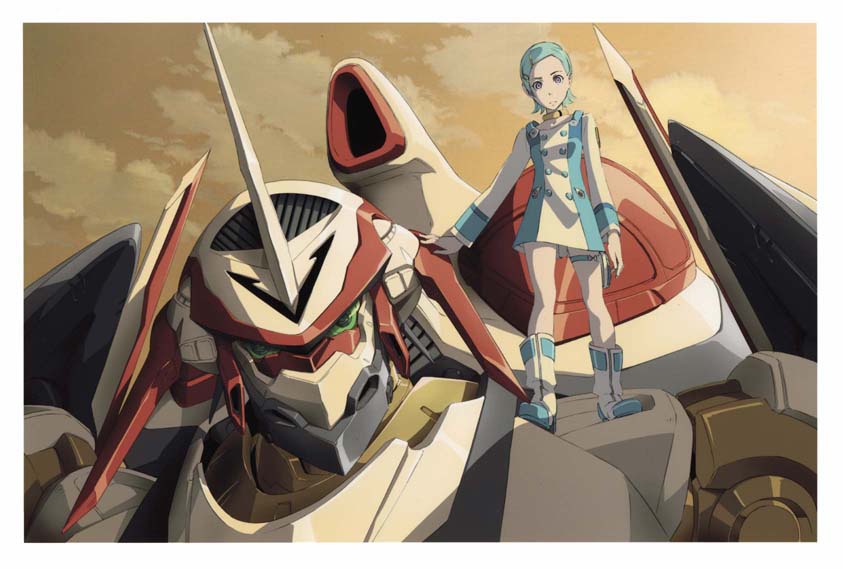 eureka and nirvash (eureka seven) drawn by yoshida_ken'ichi