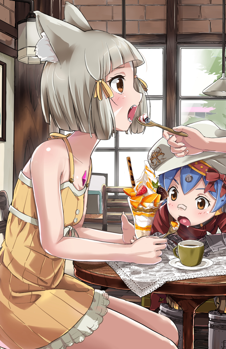 poppi, poppi alpha, and nia (xenoblade chronicles and 1 more) drawn by roshia_nise_mango