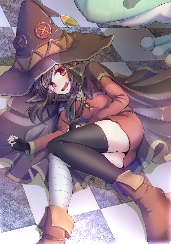 megumin (kono subarashii sekai ni shukufuku wo!) drawn by imo_bouya