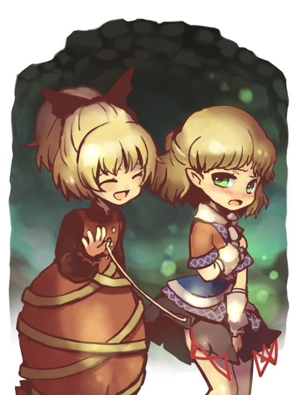 mizuhashi parsee and kurodani yamame (touhou) drawn by riinu_(ir-n)