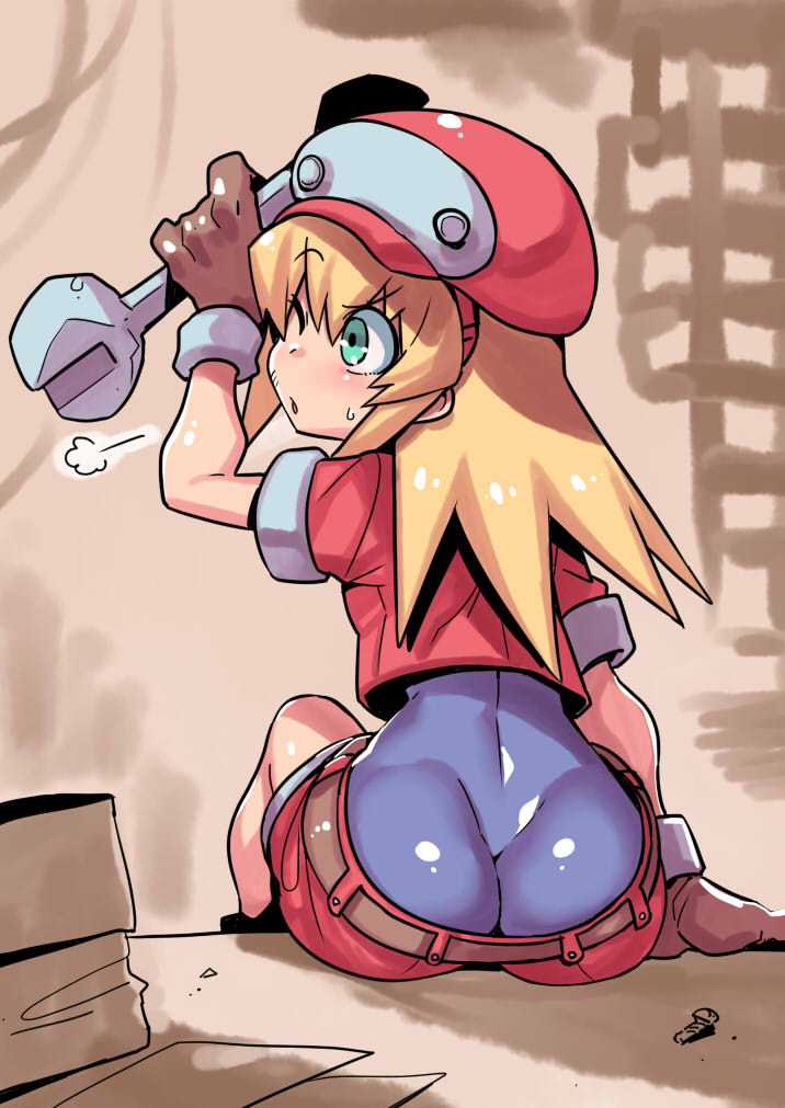 roll caskett (mega man and 1 more) drawn by tukiwani