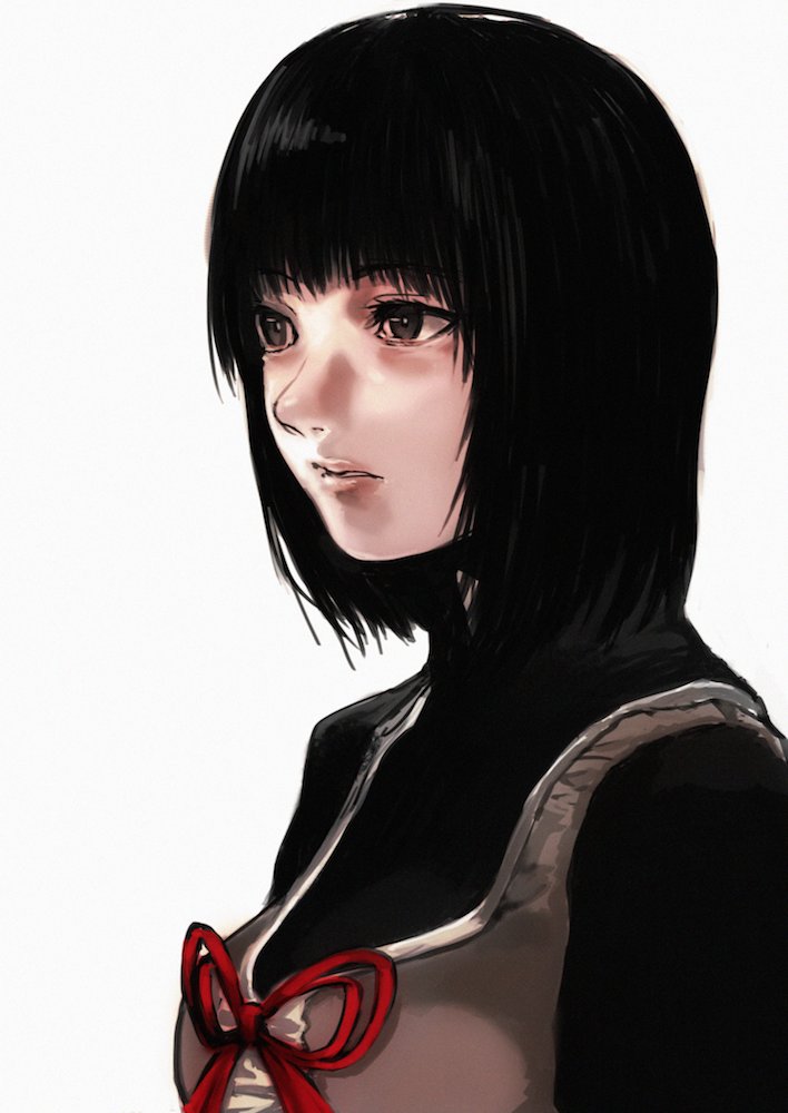 amakura mio (fatal frame and 1 more) drawn by gauss_<bokashi