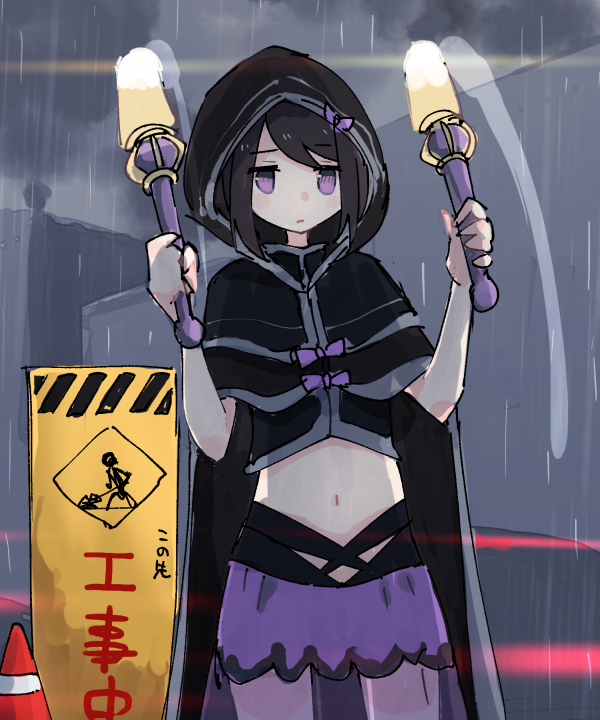 kuroe (mahou shoujo madoka magica and 1 more) drawn by shiroshi_(denpa_eshidan)