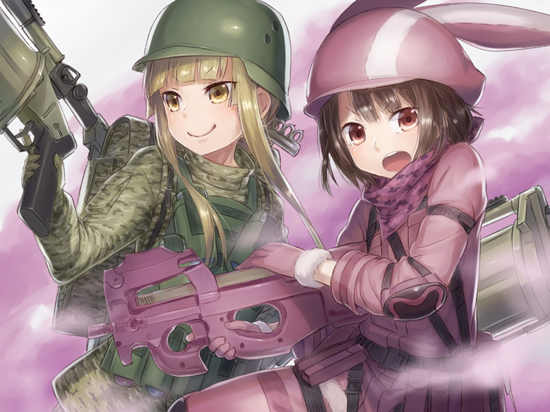 llenn and fukaziroh (sword art online and 1 more) drawn by nekotama_(artist)