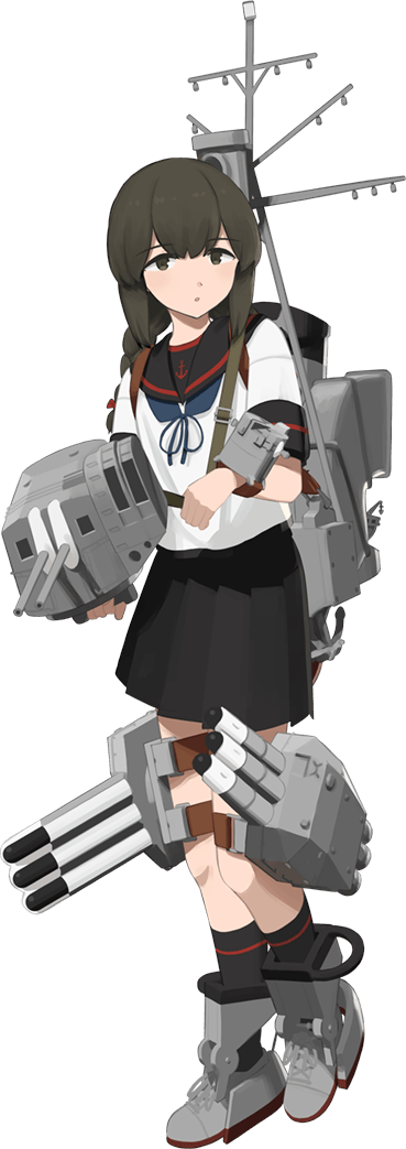 isonami and isonami kai ni (kantai collection) drawn by shibafu_(glock23)