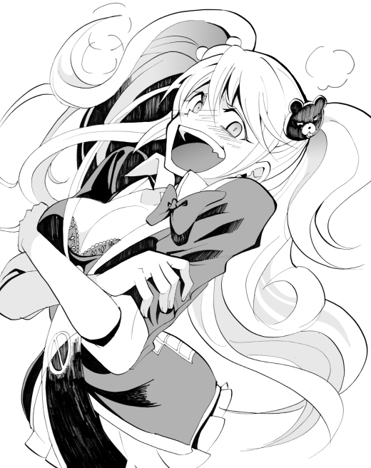enoshima junko (danganronpa and 1 more) drawn by rihitoman