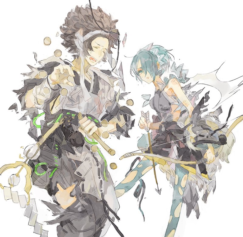setsuna and azama (fire emblem and 1 more) drawn by shourou_kanna