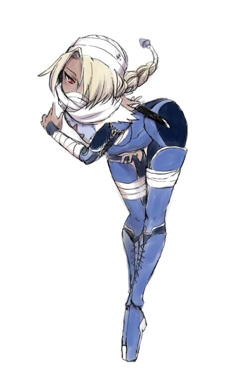 sheik (the legend of zelda and 1 more) drawn by goma_tonbi