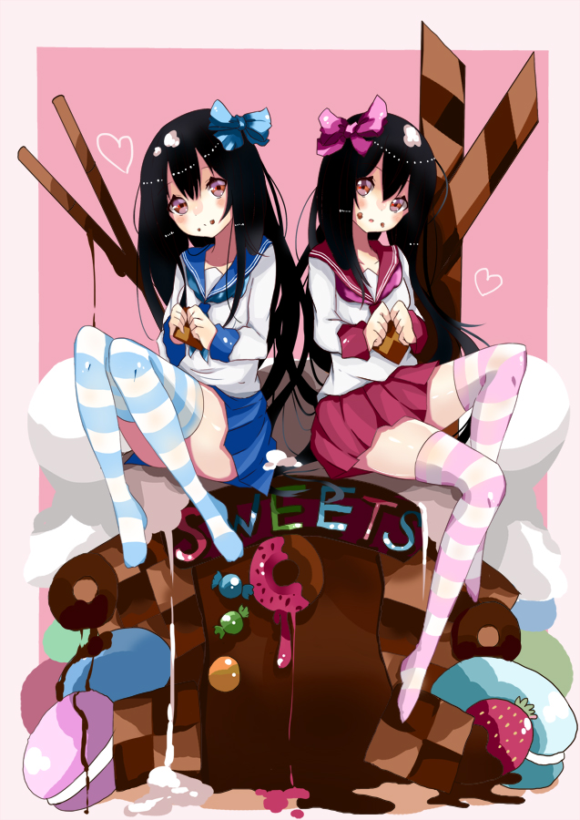 gretel and hansel (original and 1 more) drawn by neku_(sky_hologram)