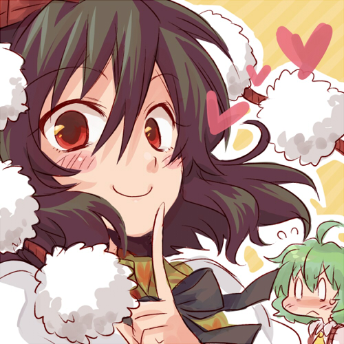 shameimaru aya and kazami yuuka (touhou) drawn by mokku
