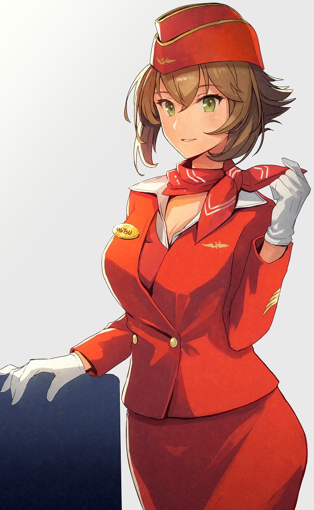 mutsu (kantai collection and 1 more) drawn by kasumi_(skchkko)
