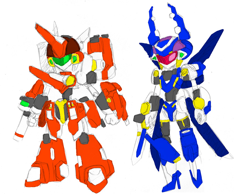 espadia and lancamento (busou shinki and 1 more)
