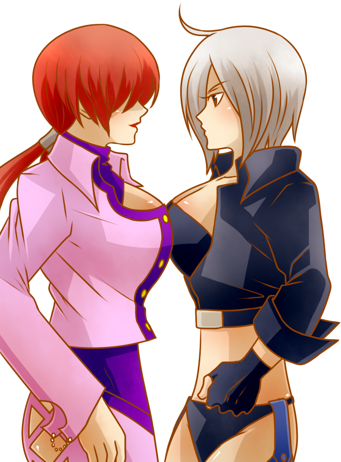 angel and shermie (the king of fighters) drawn by good_bye_esaka