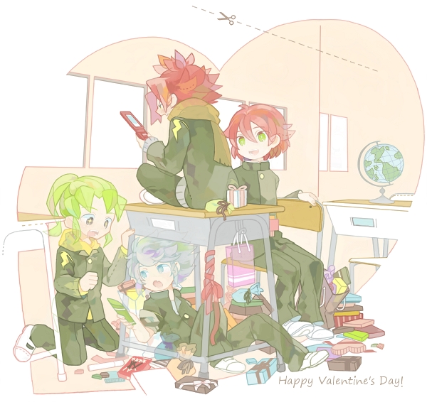 kiyama hiroto, nagumo haruya, suzuno fuusuke, and midorikawa ryuuji (inazuma eleven) drawn by lltz