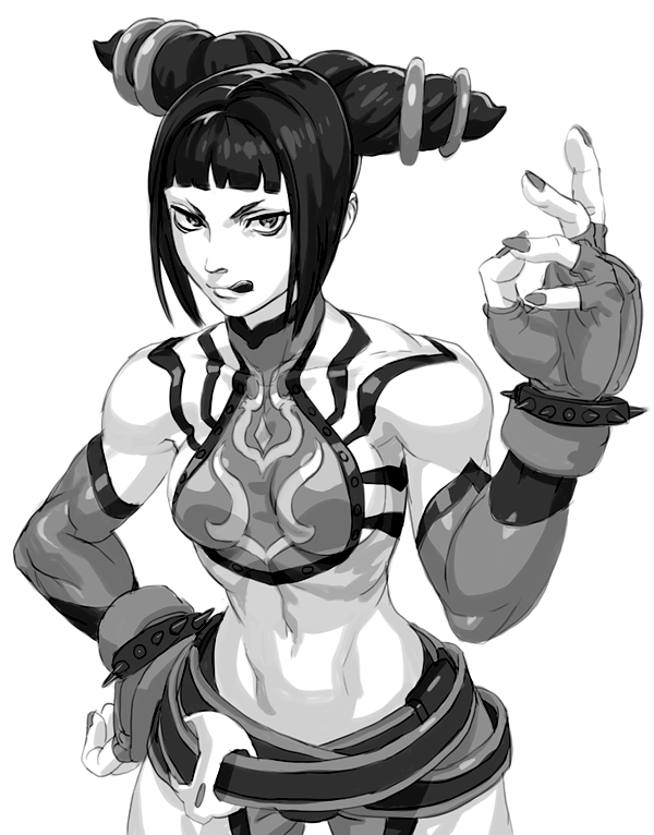 han juri (street fighter and 1 more) drawn by oetaro