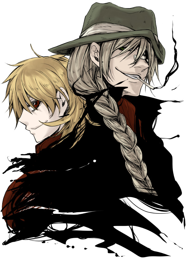 seras victoria and pip bernardotte (hellsing) drawn by kyou_(ceq)