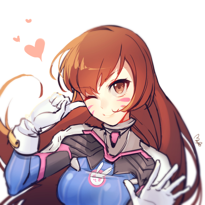 d.va (overwatch and 1 more) drawn by maro_(lij512)