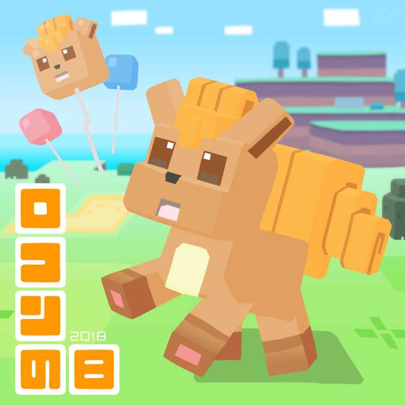 vulpix (pokemon and 1 more) drawn by foxreynard
