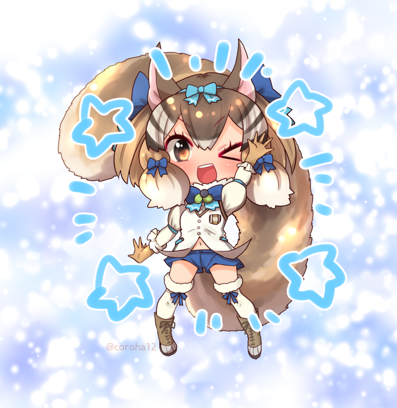 siberian chipmunk (kemono friends and 1 more) drawn by coroha