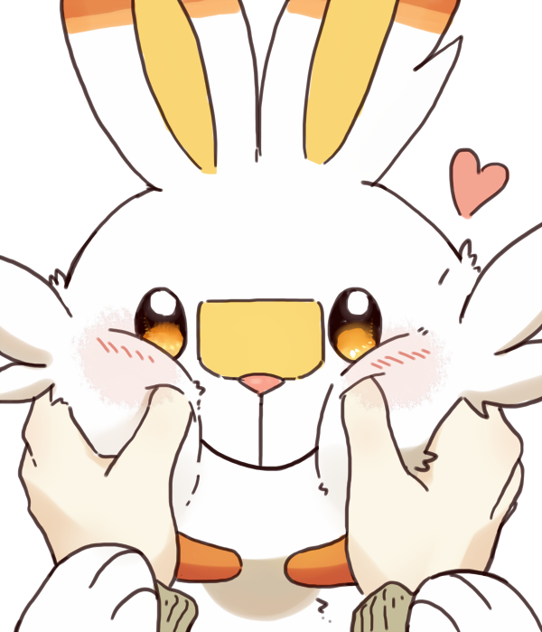 scorbunny (pokemon) drawn by luxury_gin