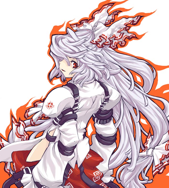 fujiwara no mokou (touhou) drawn by tm_(gf-tm)