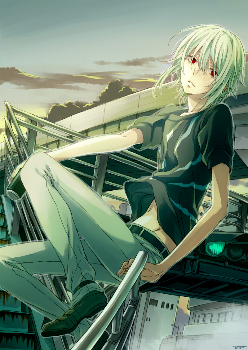 accelerator (toaru majutsu no index and 1 more) drawn by teruya_(6w6y)