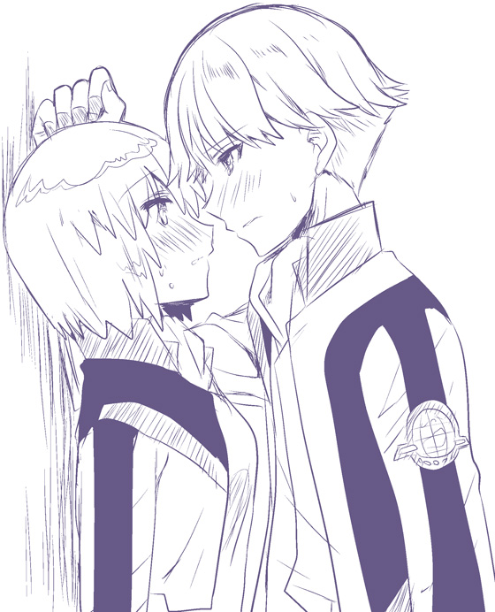 nishio rina and kaburagi sui (soukyuu no fafner) drawn by ootani_mikoto