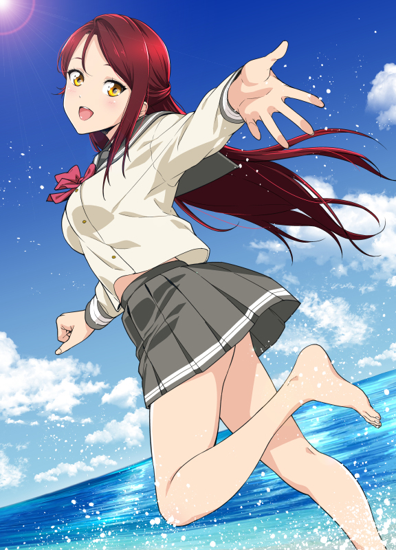 sakurauchi riko (love live! and 1 more) drawn by jyura