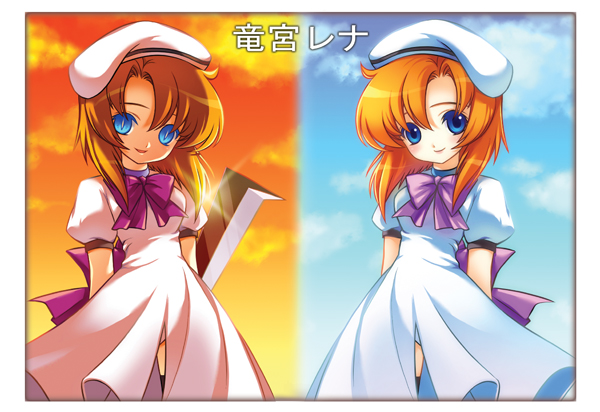 ryuuguu rena (higurashi no naku koro ni) drawn by shirahane_nao