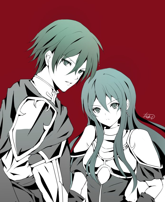 eirika and ephraim (fire emblem and 1 more) drawn by atoatto