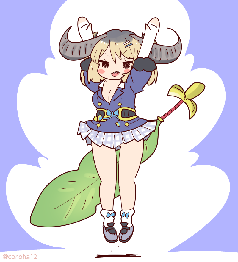 gyumaou (kemono friends and 1 more) drawn by coroha