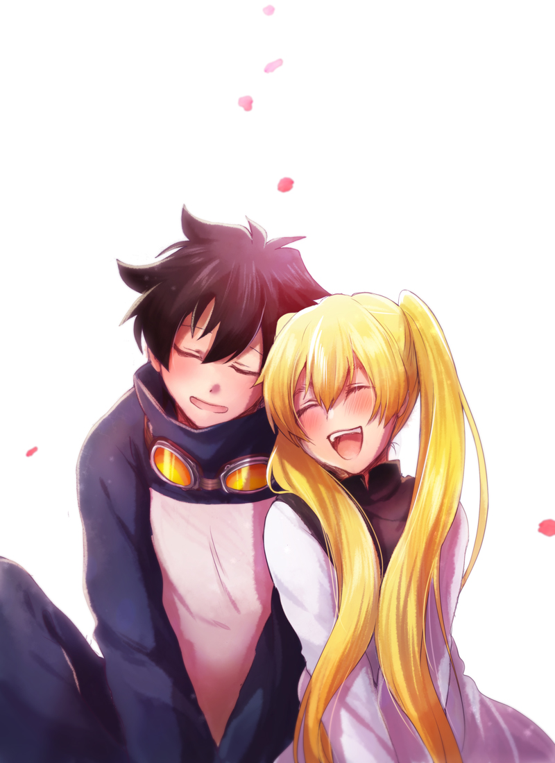 leonardo watch and white (kekkai sensen) drawn by piroya_(shabushabu)