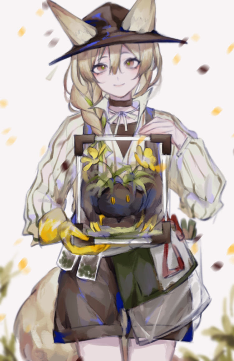 beanstalk and domesticated metal crab (arknights) drawn by shiguilinga