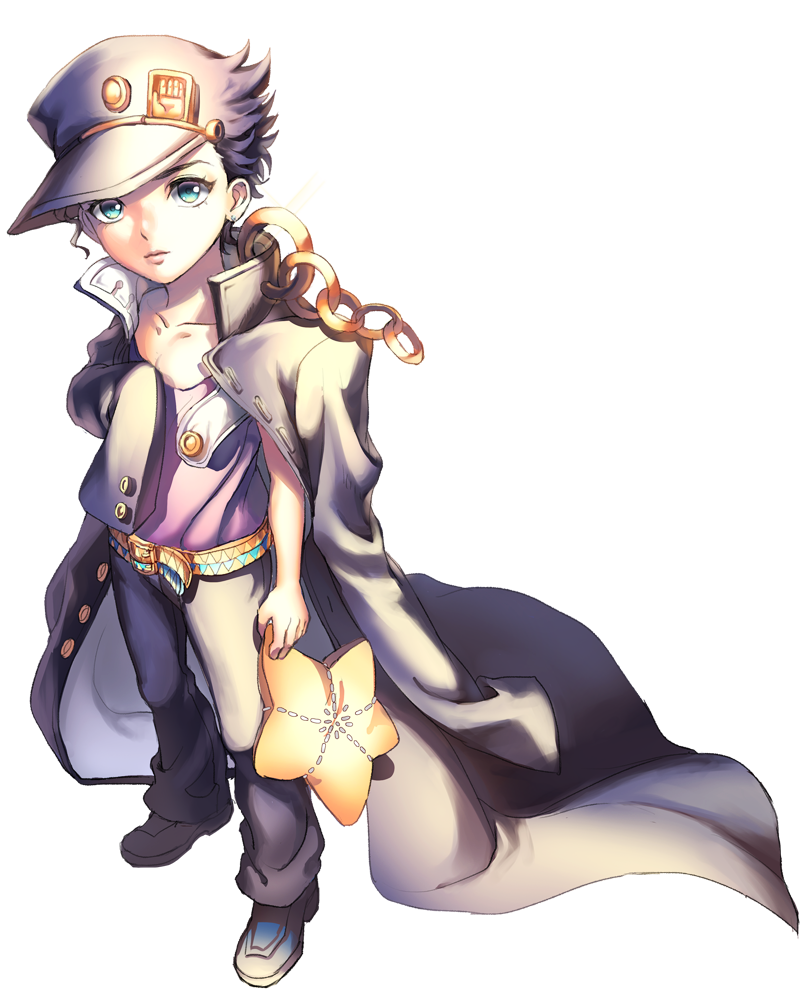 kujo jotaro (jojo no kimyou na bouken and 1 more) drawn by jyh