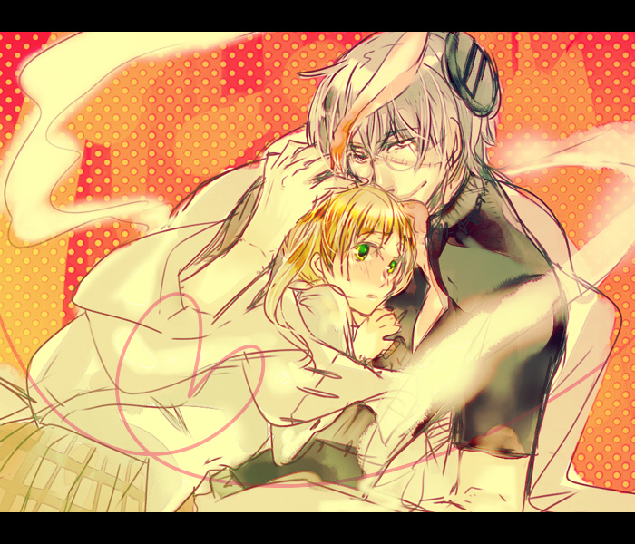 maka albarn and franken stein (soul eater) drawn by kotono