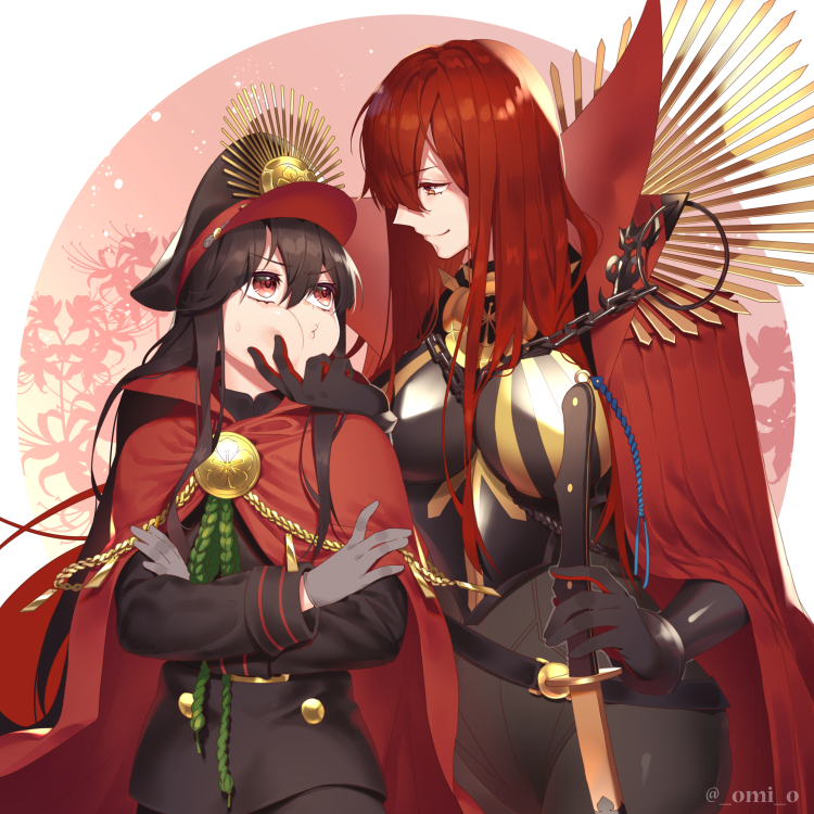 oda nobunaga (fate and 2 more) drawn by omi_(tyx77pb_r2)