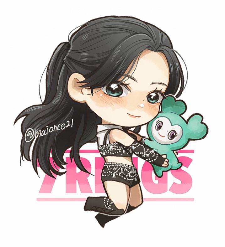 mina and mively (real life and 1 more) drawn by maionce21