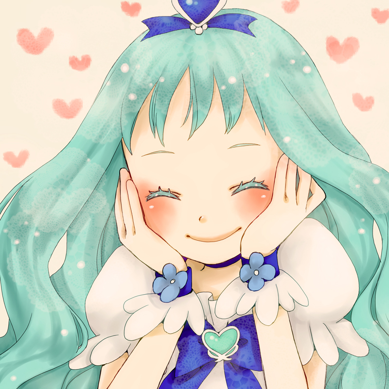kurumi erika and cure marine (precure and 1 more) drawn by mizutamako