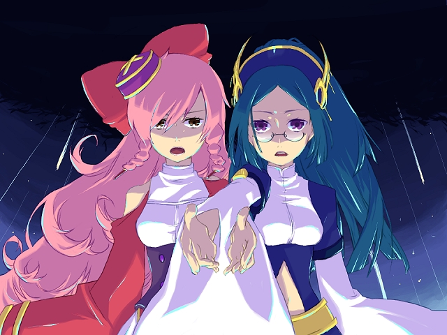 infel and nenesha (ar tonelico and 1 more) drawn by yumemitsuki