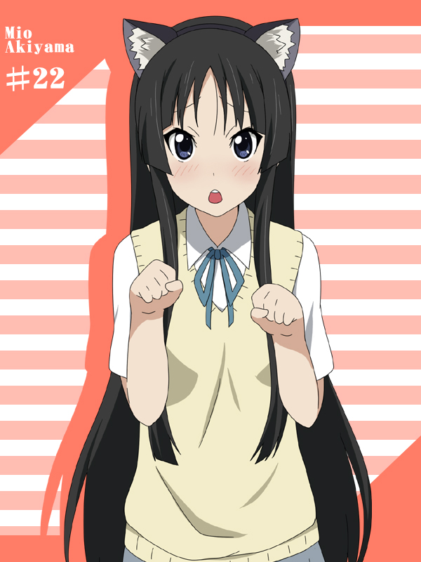 akiyama mio (k-on!) drawn by ikari_manatsu