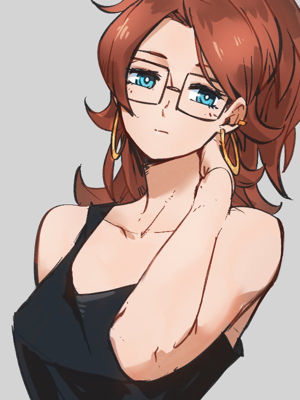 android 21 (dragon ball and 1 more) drawn by kemachiku
