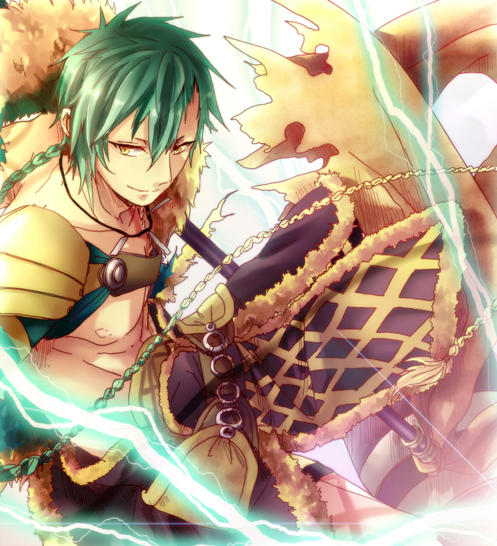 thor megingjord (kamigami no asobi) drawn by yo_atm