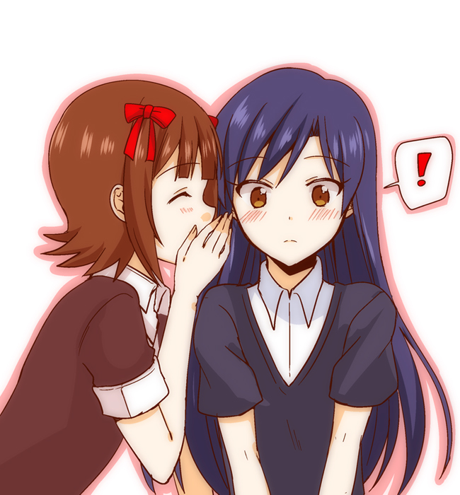 kisaragi chihaya and amami haruka (idolmaster) drawn by kisaragi_ichigo