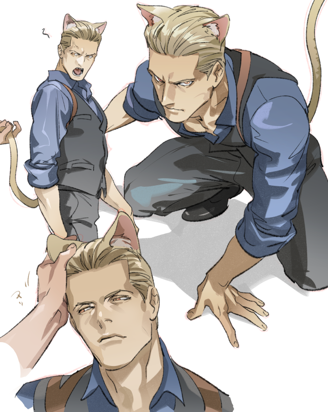 chris redfield and albert wesker (resident evil and 1 more) drawn by tatsumi_(psmhbpiuczn)